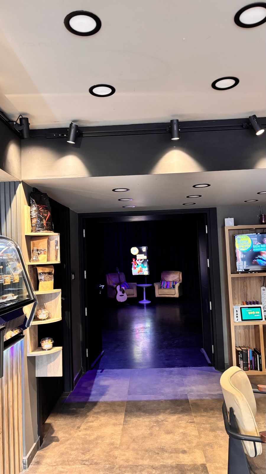 Cafe'den lounge'a geçiş